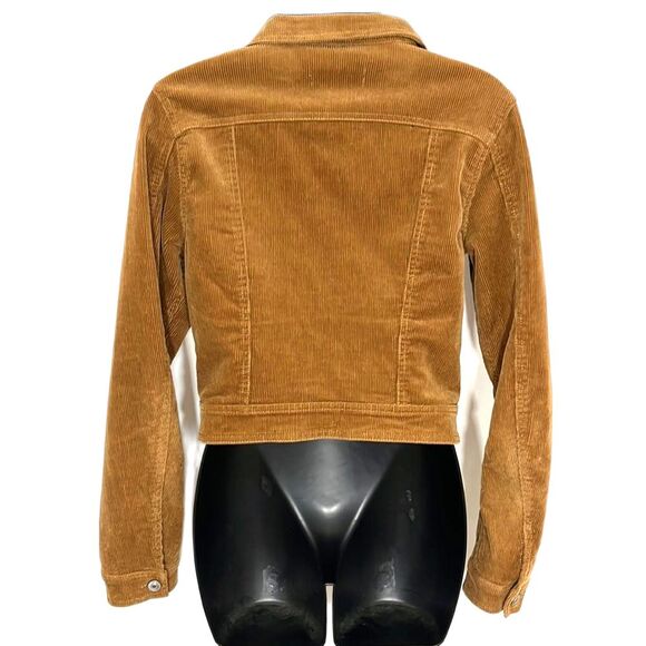 Love Tree Brown Corduroy Jacket Size Medium Juniors - Picture 3 of 9